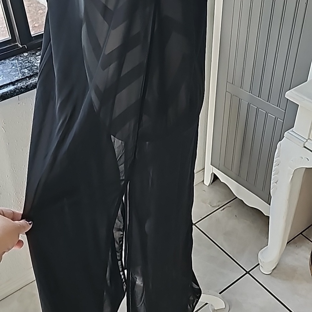 Nasty Gal sheer swimsuit cover up NWT size XS - Picture 3 of 8